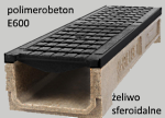 Odwodnienie kod:0161/1000x250x160/E600 - korytko 1000x250x160 mm  